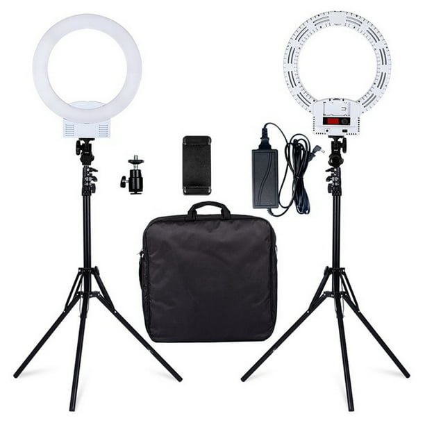 Desktop LED Camera Beauty Ringlight for YouTube Video Recording Compatible with iPhone 11 Xs Max XR Android 2020 Version 10 Ring Light with 50 Tripod Stand and Phone Holder for Live Stream//Makeup
